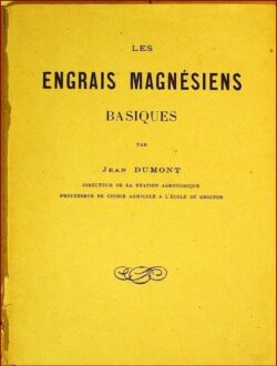 Les engrais magnésiens basiques