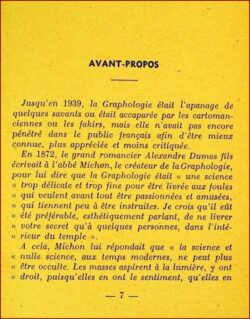 L'influence du caractère sur l'écriture