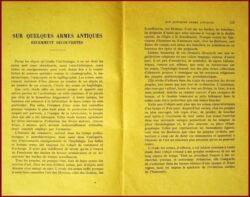 Revue Archéologique - Sur quelques armes antiques récemment découvertes