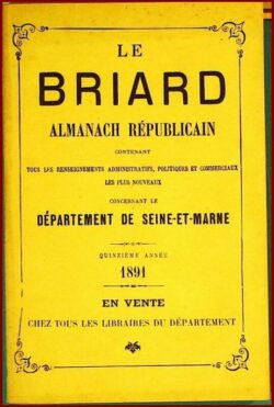 LE BRIARD, ALMANACH RÉPUBLICAIN