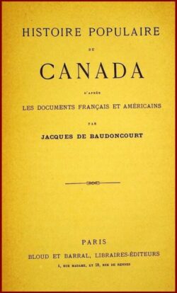 HISTOIRE POPULAIRE DU CANADA