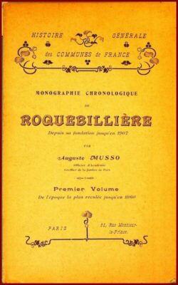 Monographie Chronologique de ROQUEBILLIERE