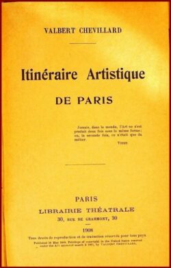 Itinéraire Artistisque de PARIS