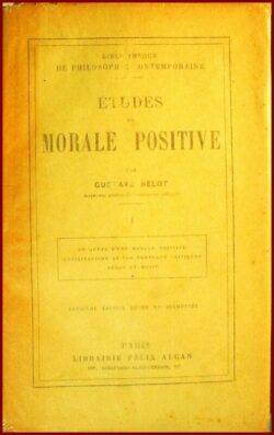 Etudes de Morale Positive