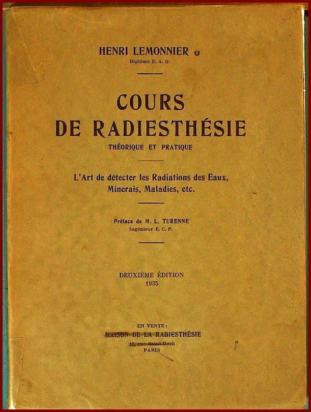 Cours de radiesthésie - théorique et pratique