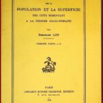 Recherches sur la Population et la Superficie des Cités remontant à la Période Gallo-Romaine