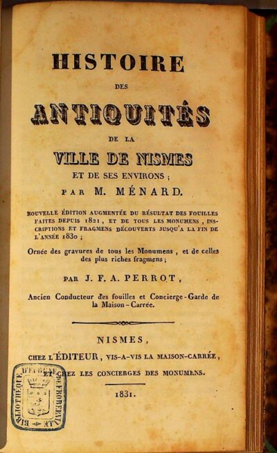 Notice sur MONTPELLIER, suivi des Antiquités de NISMES - Image 6