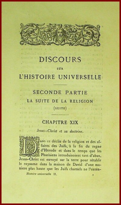 Discours sur l'histoire universelle de Jacques-Bénigne Bossuet – Image 2