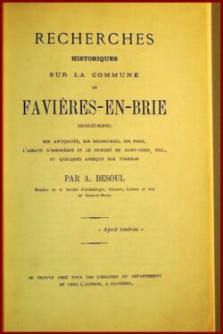 FAVIERES-EN-BRIE