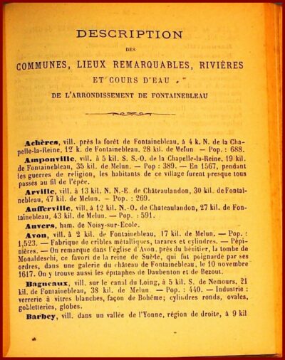 Almanach-Annuaire de Fontainebleau, 1867 – Image 2