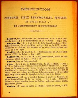 Almanach-Annuaire de Fontainebleau, 1867