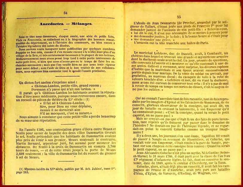 Almanach de Seine-et-Marne 1861