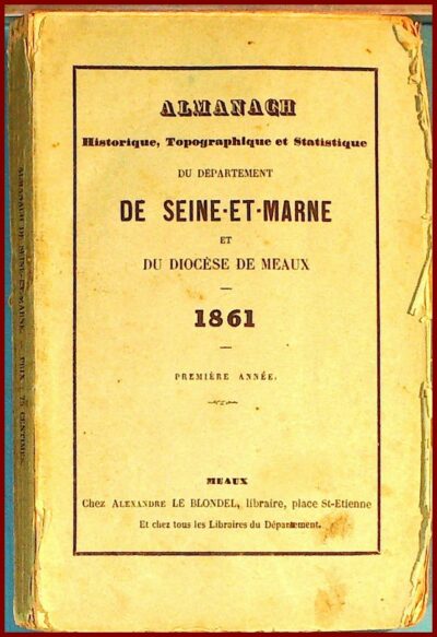 Almanach de Seine-et-Marne 1861