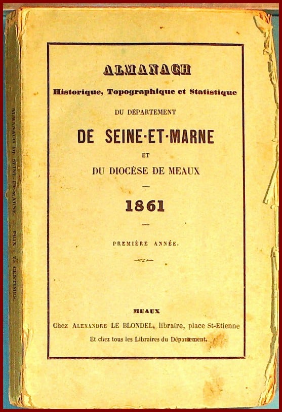 Almanach de Seine-et-Marne 1861