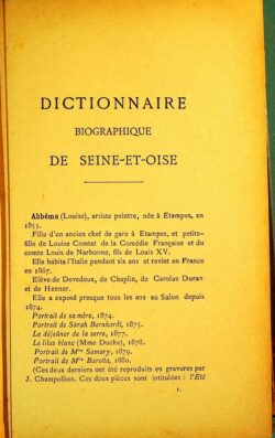 Dictionnaire biographique de Seine-et-Oise