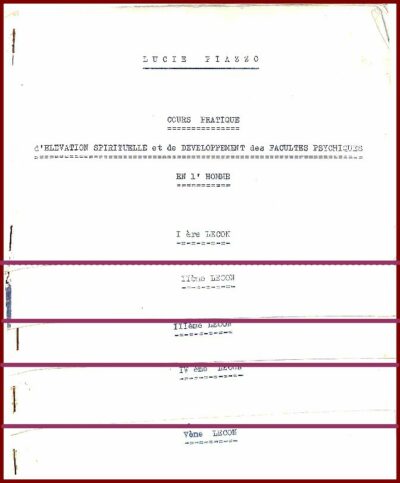 Cours pratique d'élévation spirituelle