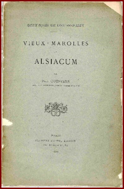 Vieux-Marolles et Alsiacum