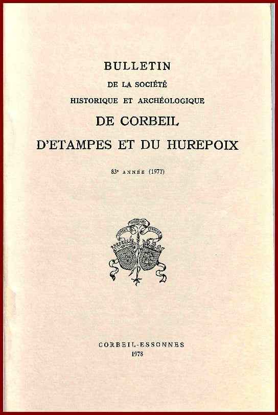 Bulletin de Corbeil d’Etampes et du Hurepoix