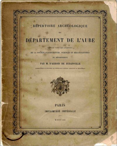Répertoire archéologique du département de l’AUBE