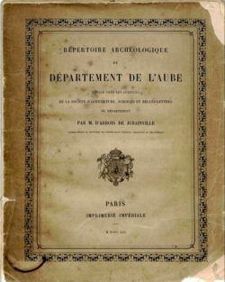 Répertoire archéologique du département de l’AUBE