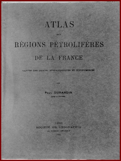 Atlas des régions pétrolifères de la France
