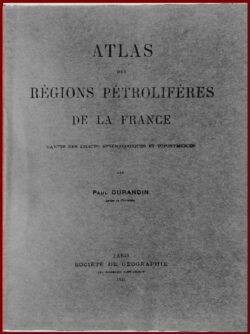 Atlas des régions pétrolifères de la France