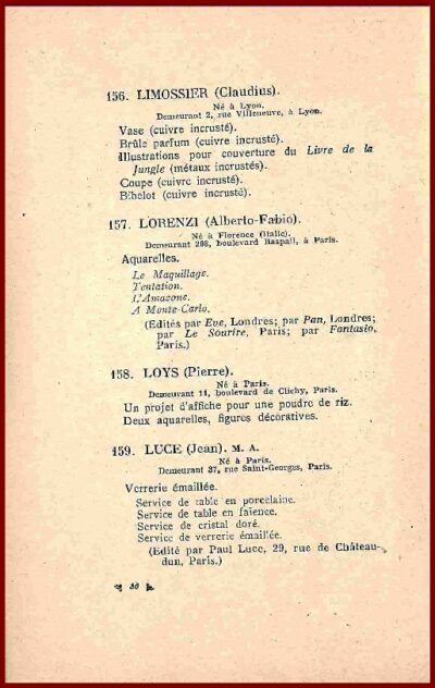 CATALOGUE DU XIIe SALON 1921, ARTS DÉCORATIFS – Image 3