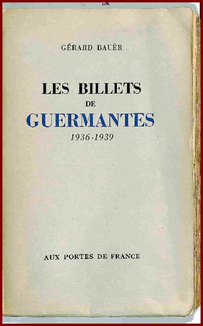 LES BILLETS DE GUERMANTES