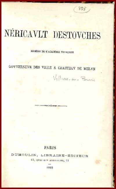NÉRICAULT DESTOUCHES