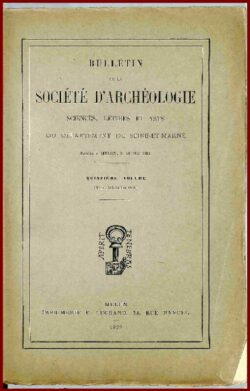 Bulletin 1922 de la société d'Archéologie de Seine-et-Marne