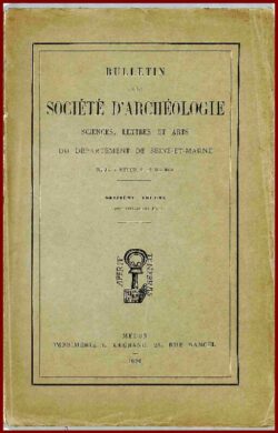 Bulletin 1926 de la société d'Archéologie de Seine-et-Marne
