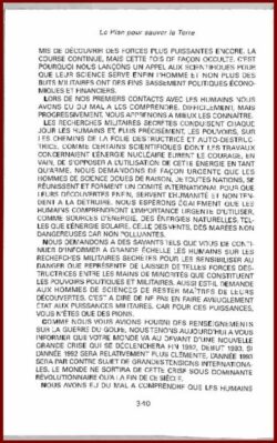 Le Plan pour sauver la Terre