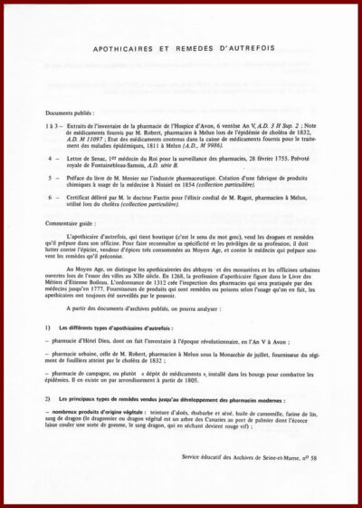 Histoire de la Santé en S.et M. depuis le XIIè. – Image 2
