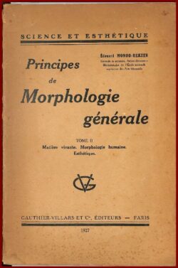 Principes de Morphologie générale