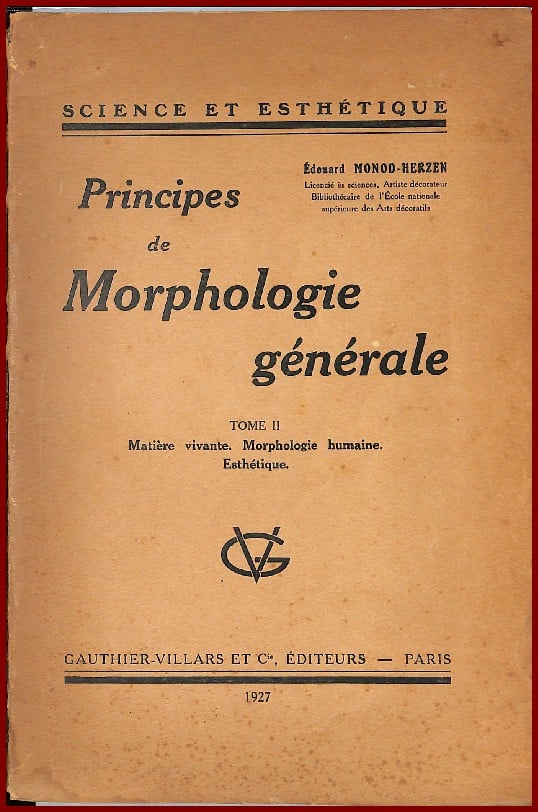 Principes de Morphologie générale