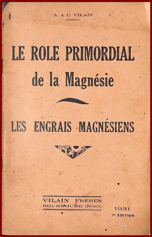 LE ROLE PRIMORDIAL de la Magnésie