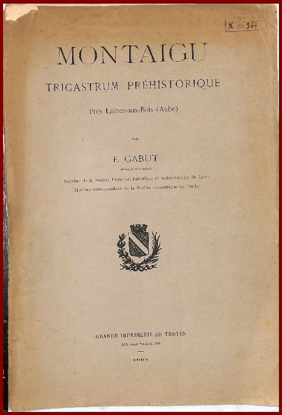 Montaigu Ticastrum préhistorique, près Laines-aux-Bois (Aube)