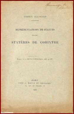REPRÉSENTATIONS DE STATUES SUR DES STATÈRES DE CORINTHE