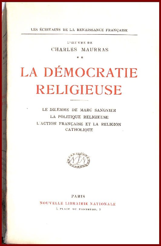 LA DÉMOCRATIE RELIGIEUSE