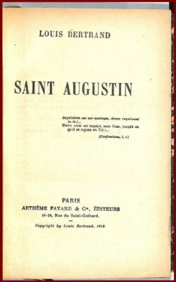 SAINT AUGUSTIN