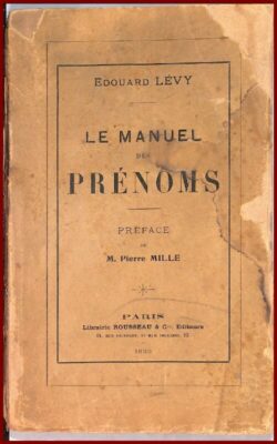 LE MANUEL DES PRÉNOMS