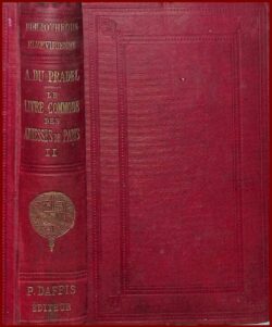 LE LIVRE COMMODE DES ADRESSES DE PARIS pour 1692