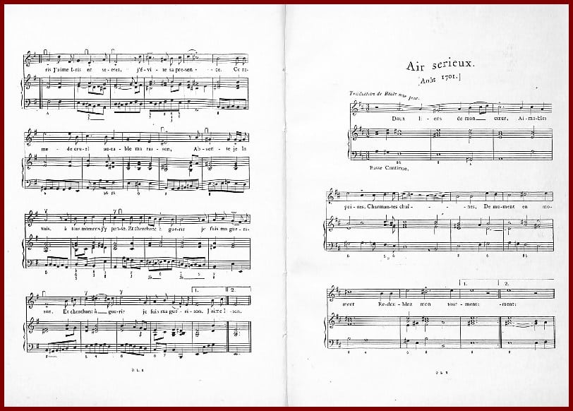 Trois Chansons de François COUPERIN – Image 2