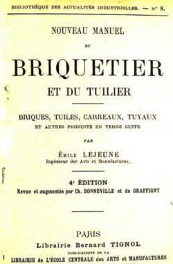 Manuel du Briquetier et du Tuilier