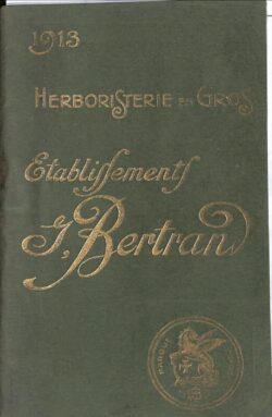 Catalogue Herboristerie en gros - 1913