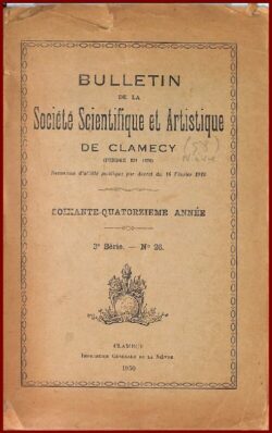 Bulletin Société de CLAMECY