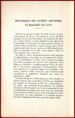 L'Abattoir modèle de LYON