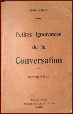 Petites ignorances de la Conversation