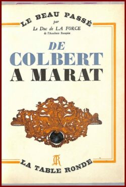 De COLBERT à MARAT