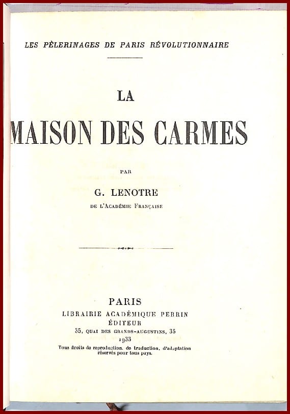 La Maison des Carmes